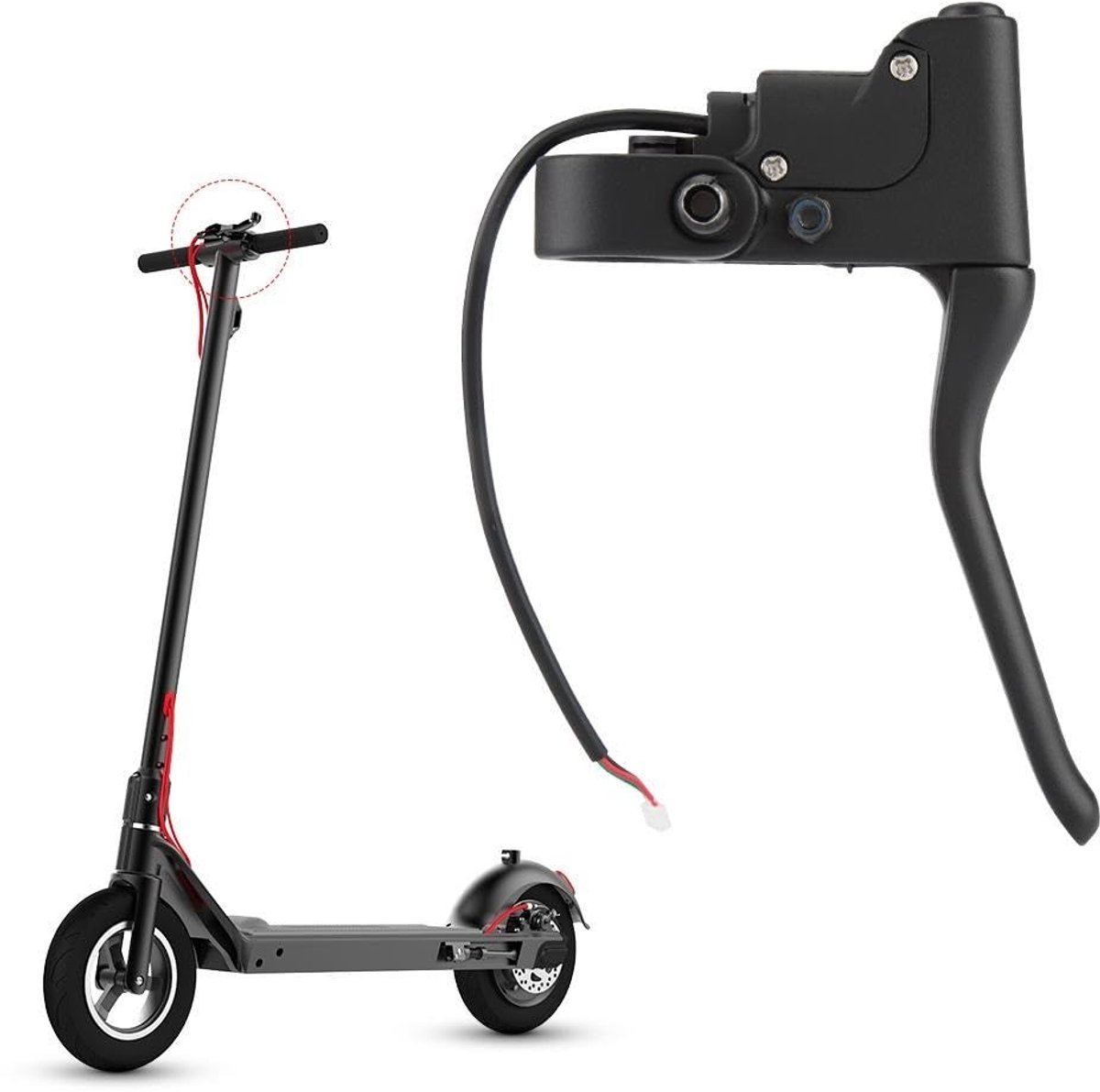 nikou aluminium handrem voor xiaomi mijia m365 elektrische scooter duurzaam en betrouwbaar