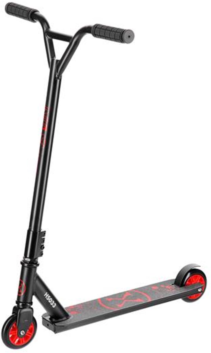 Nils Extreme HS033 Serie - Stuntstep - Zwart/Rood - Voor Kinderen en Volwassenen Step kopen online