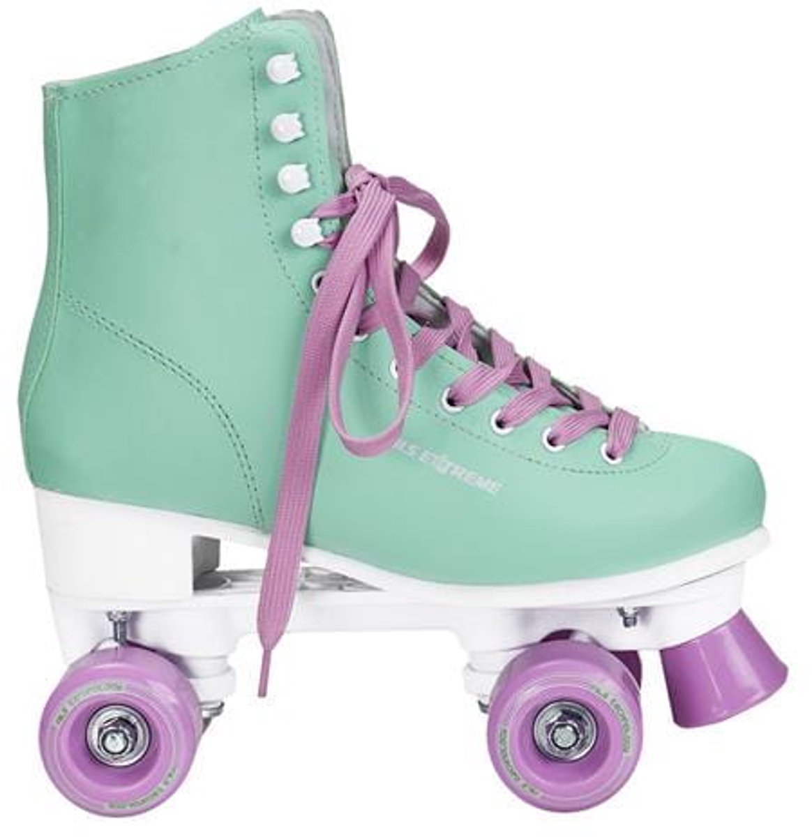 Nils Extreme NQ8400 Serie - Klassieke Wielen - Muntkleurig - Synthetisch Leer - Maat 35 Rolschaatsen kopen online
