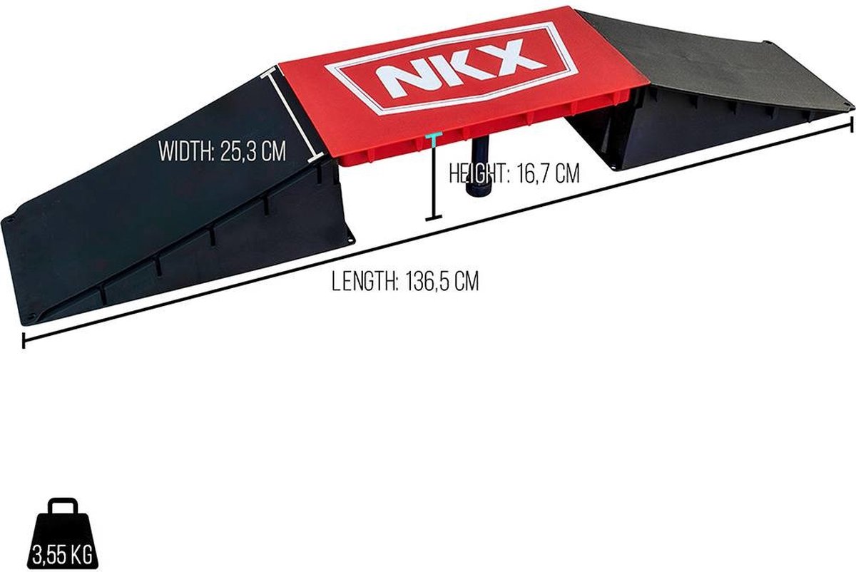 nkx mini double ramp 136cm