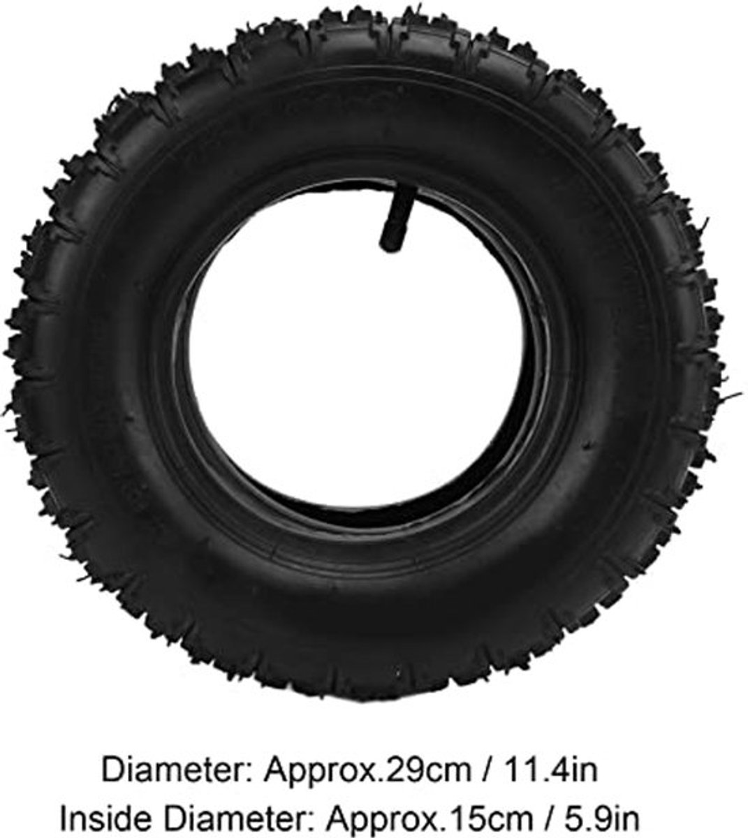 Off-road Banden, 13 X 5.00-6 Rubber Binnen- en Buitenbanden met Rechte Ventielhandgreep Skateonderdeel kopen online
