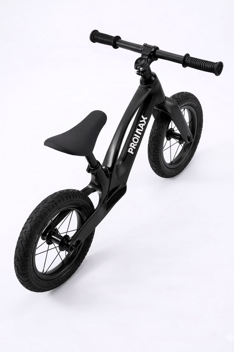 Promax - Loopfiets - BB521 - Sportief - Zwart Loopfiets kopen online