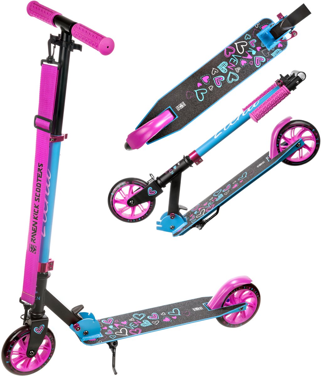 RAVEN Elena Zwart 145mm step met lichtgevende LED-wielen Skateonderdeel kopen online