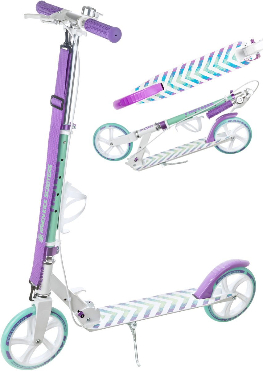 RAVEN Pastelle 200mm Step met rem, bel en bidonhouder Step kopen online