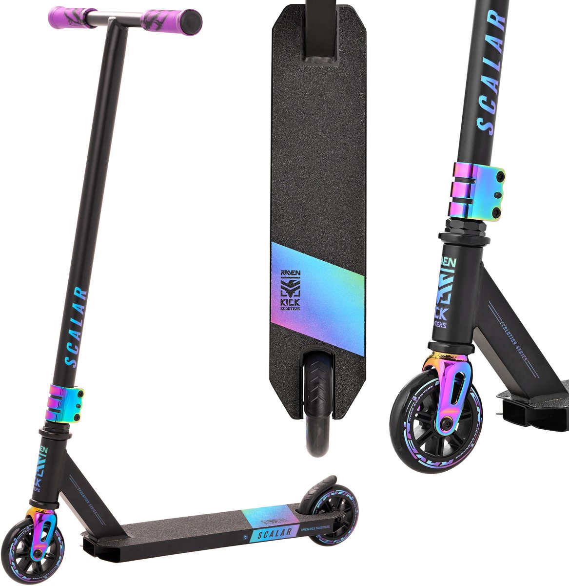 raven scalar color 100mm stuntstep