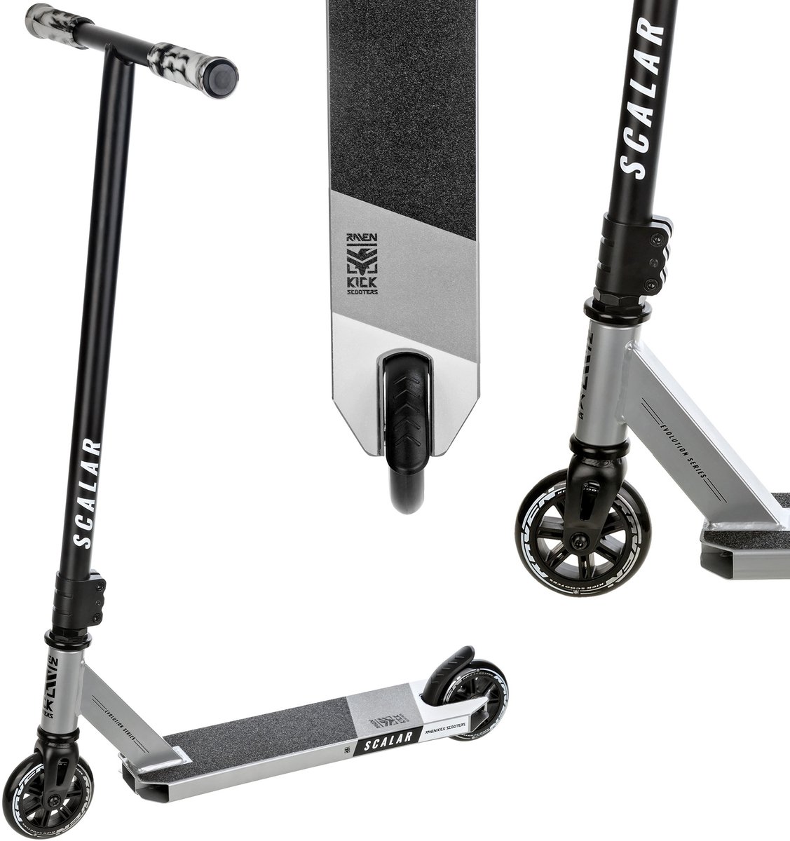 RAVEN Scalar Zilver 100mm Stuntstep Step kopen online