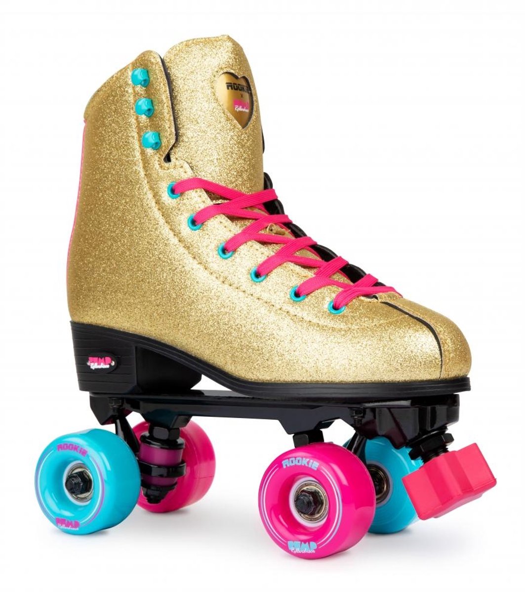 Rookie Bumb Rollerdisco V2 goud rolschaatsen (RKE-SKA-2878) Rolschaatsen kopen online