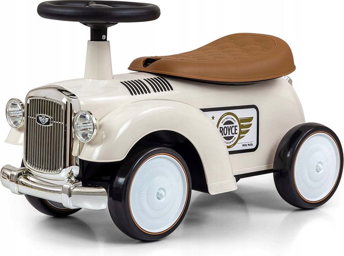 Royce Loopauto wit Driewieler kopen online