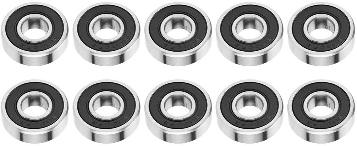 store 9 kogellagers 6000 2rs hoogwaardige kwaliteit 10 mm x 26 mm x 8 mm diepgroefkogellagers geschikt voor skateboard en scooter