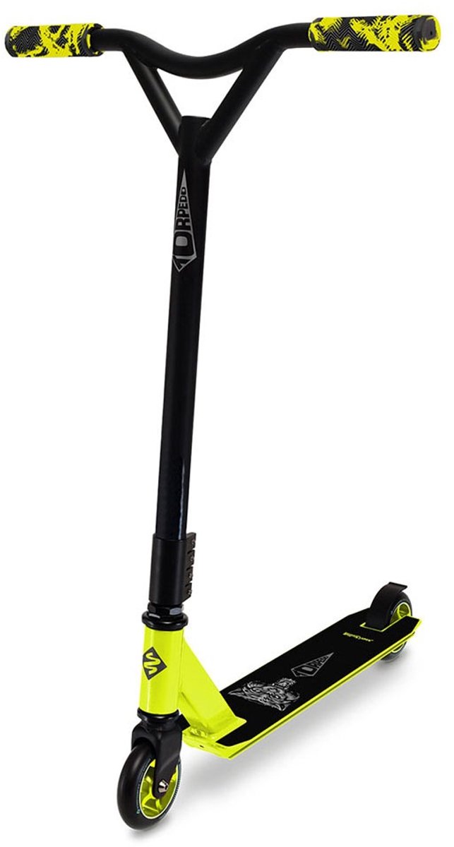 Street Surfing - Torpedo Stuntstep - Hunt Lime - 100mm Wielen Step kopen online