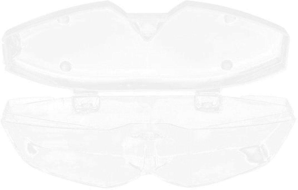 supvox zwembril case transparante plastic zwembril case opbergdoos voor zwembrillen zonnebrillen voor mannen en vrouwen k20