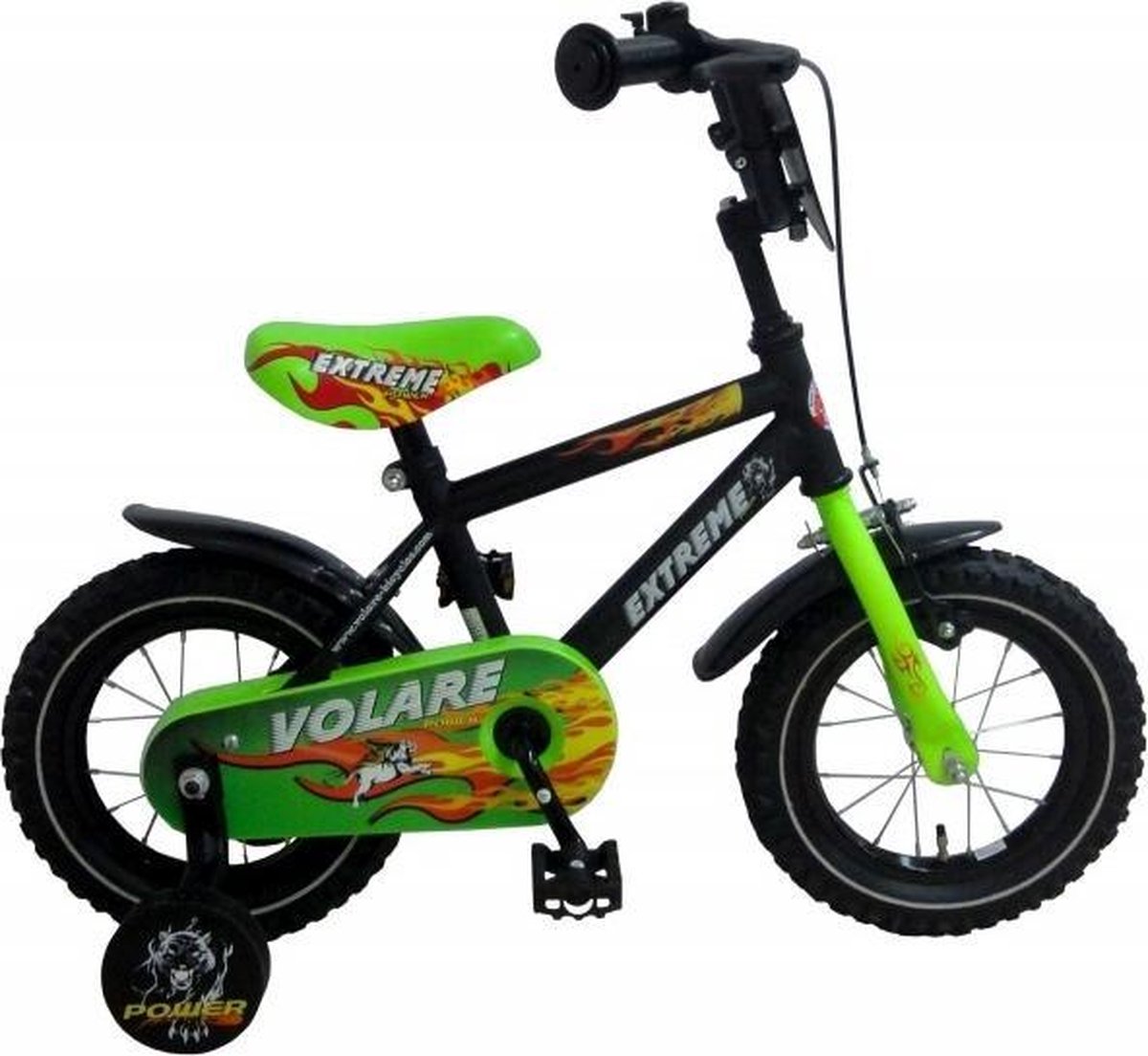 14 Fiets Volare Extreme mat zwart Kinderfiets kopen online