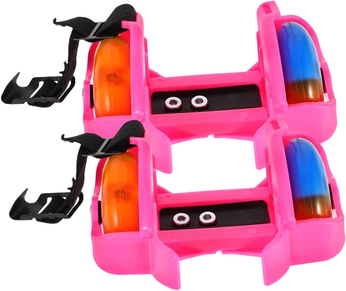 1paar Vibrerende Glanzende Roller Skates Voor Tieners Beginners Outdoor Sport Schoenen Met Verlichte Wielen Voor Veiligheid Stijl Rolschaatsen kopen online