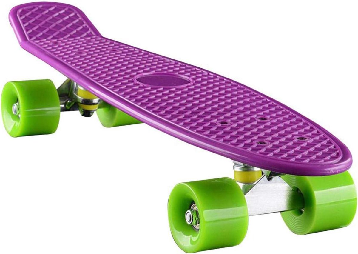 22 Inch Professional Skateboard With High Rebound PU Wheels, Easy To Turn, Smoothly Move Longboard For Kids, Teens, Adults, Recreational Sports Skateonderdeel kopen online