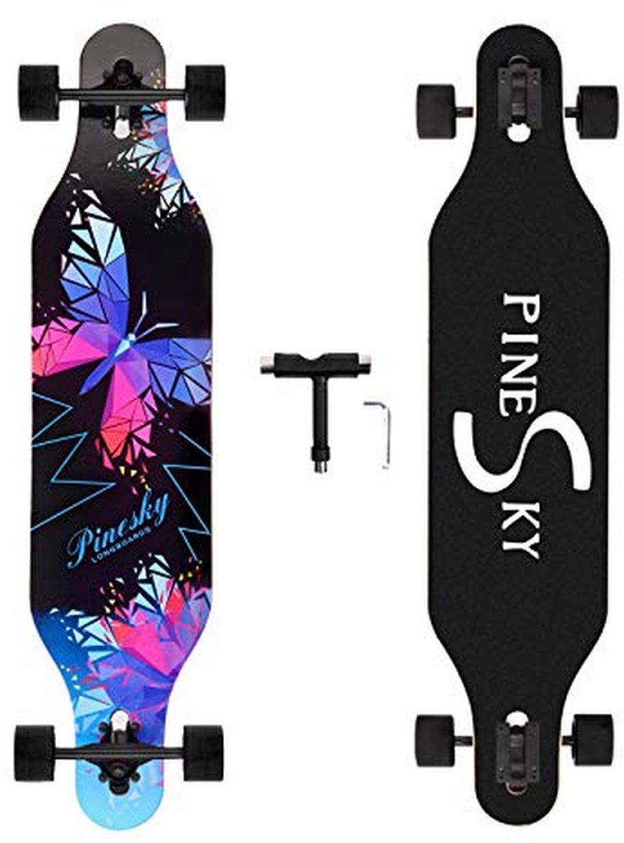 41 Inch Longboard Skateboard - Compleet Cruiser voor Cruisen, Carving en Downhill Longboard kopen online