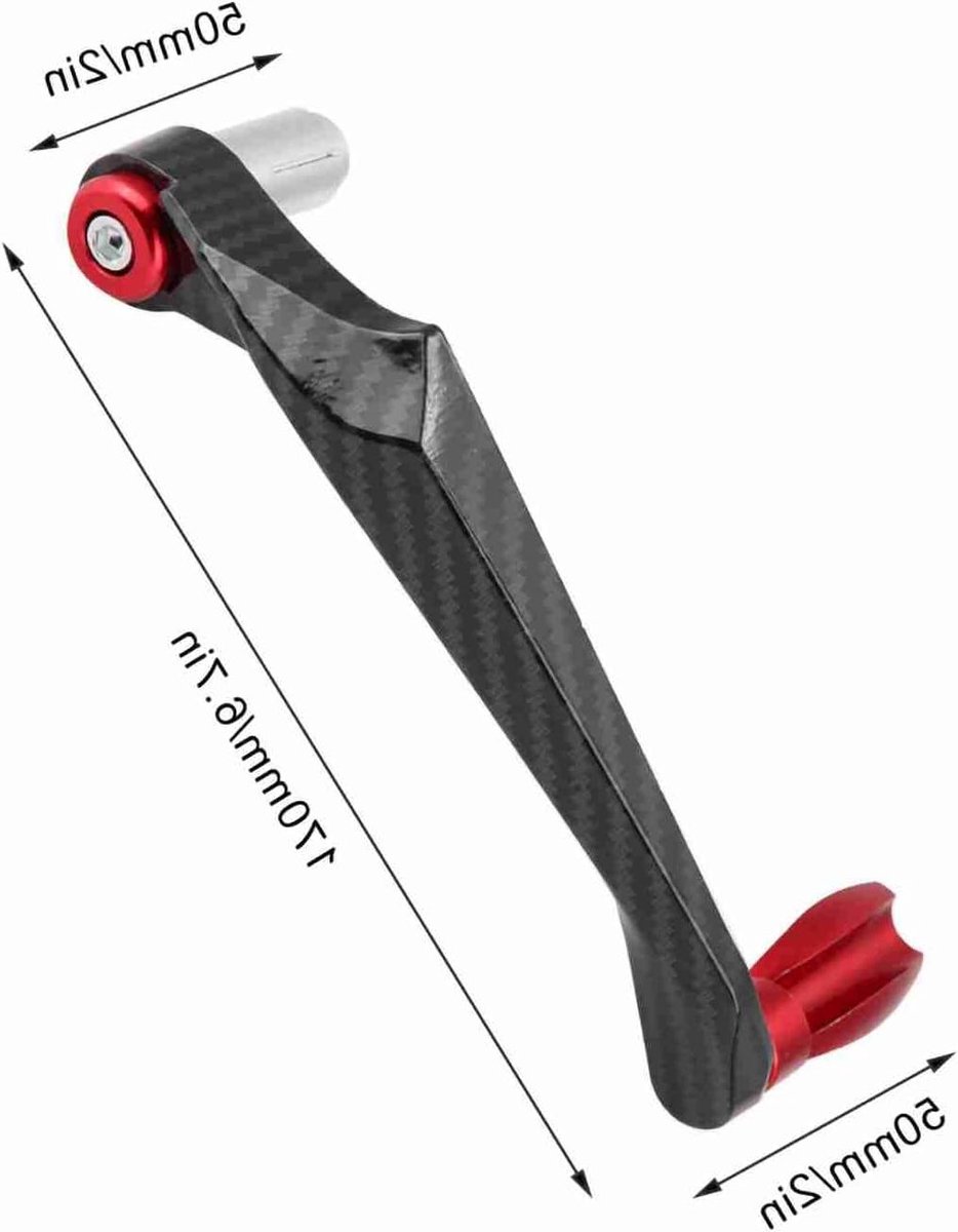 7/8 inch Universele Aluminium Stuurrembeschermer voor Motorfietsen, Elektrische Fietsen en Mountainbikes - Rood, Duurzaam en Lichtgewicht Fiets kopen online