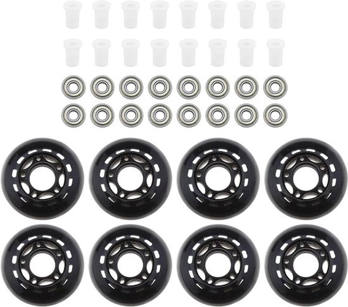 8-pack rolschaatswielen 64mm 82A met ABEC-7 lagers voor binnen en buiten skaten Skateonderdeel kopen online