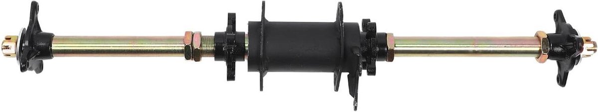 Achteras Go Kart - Achterbrug ATV - Off Road Rijden - Versterkte Staallegering - 710 mm - Zilver Buitenspeelvoertuigaccessoire kopen online