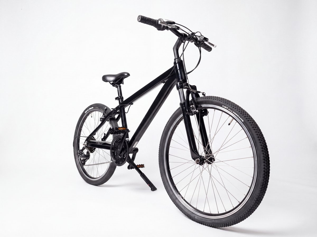 ADAMS - 24 inch - Mountainbike - Fiets voor Tieners – 21 Versnellingen – Licht Aluminium Frame – V-brake - zwart Fiets kopen online