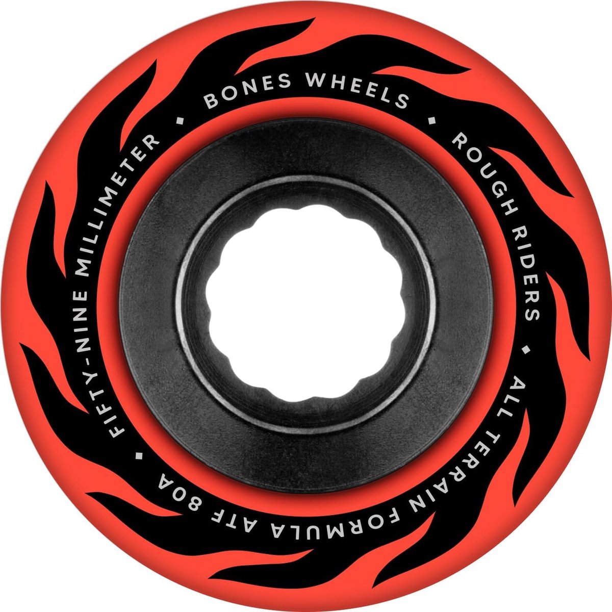 All-Terrain Skateboard Wielen 59mm 80A Zacht Rood Skateonderdeel kopen online