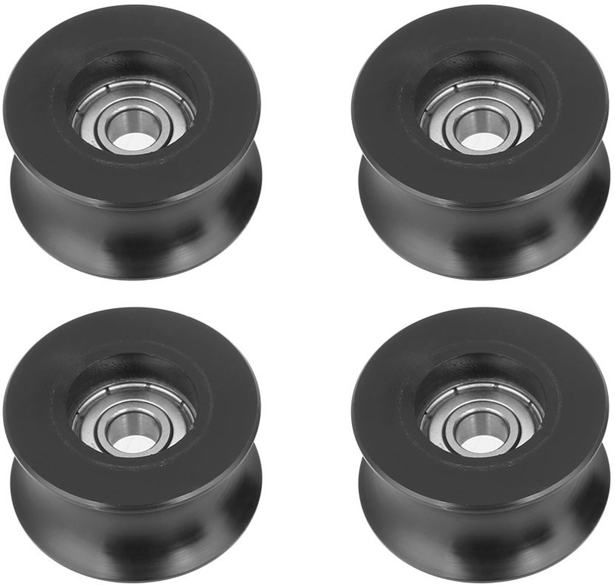 allecto u groef pulley wiel 4 stuks 8x40x20 7mm betrouwbare accessoire geschikt voor diverse toepassingen duurzaam materiaal ideaal v