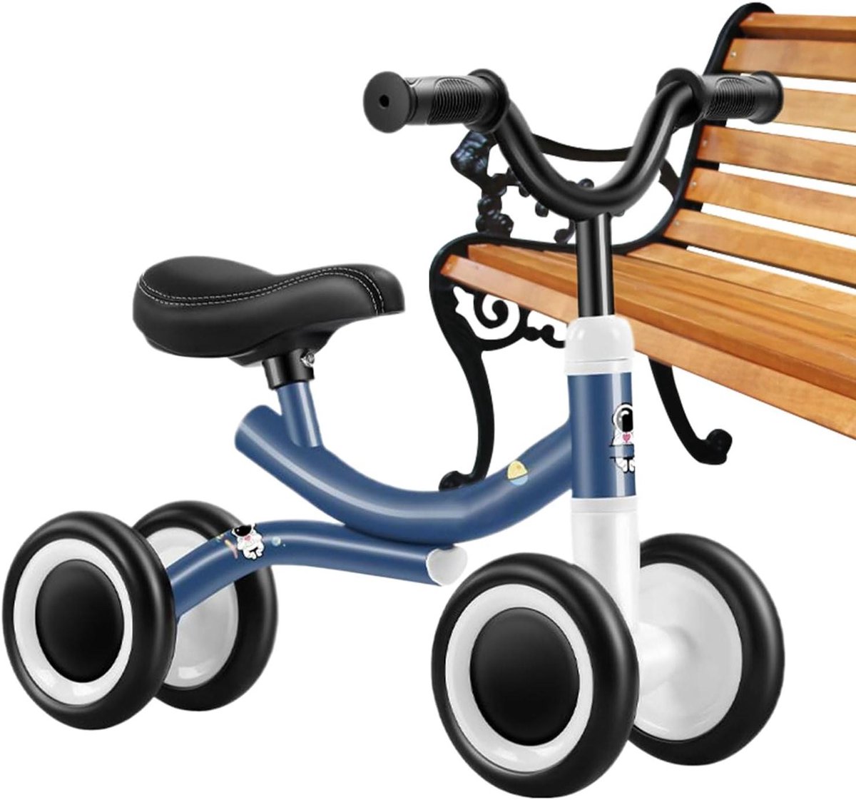 Baby Balansfiets - Peuter Loopfiets - Motorische Vaardigheden Ontwikkelen - Vierwiel Stabiliteit - 51x41x18 cm - Niet gespecificeerd Kinderfiets kopen online