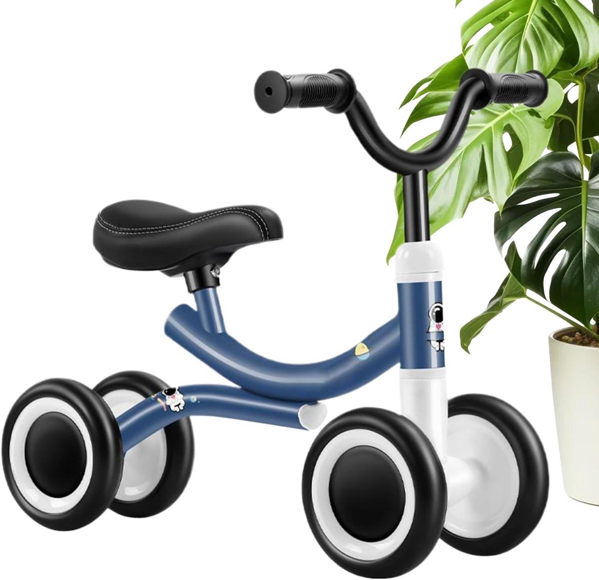 Baby Balansfiets - Peuter Rijspeelgoed - Motorische Vaardigheden - Letselvrij Ontwerp - 51x41x18 cm - Enkel Kenmerk Kinderfiets kopen online