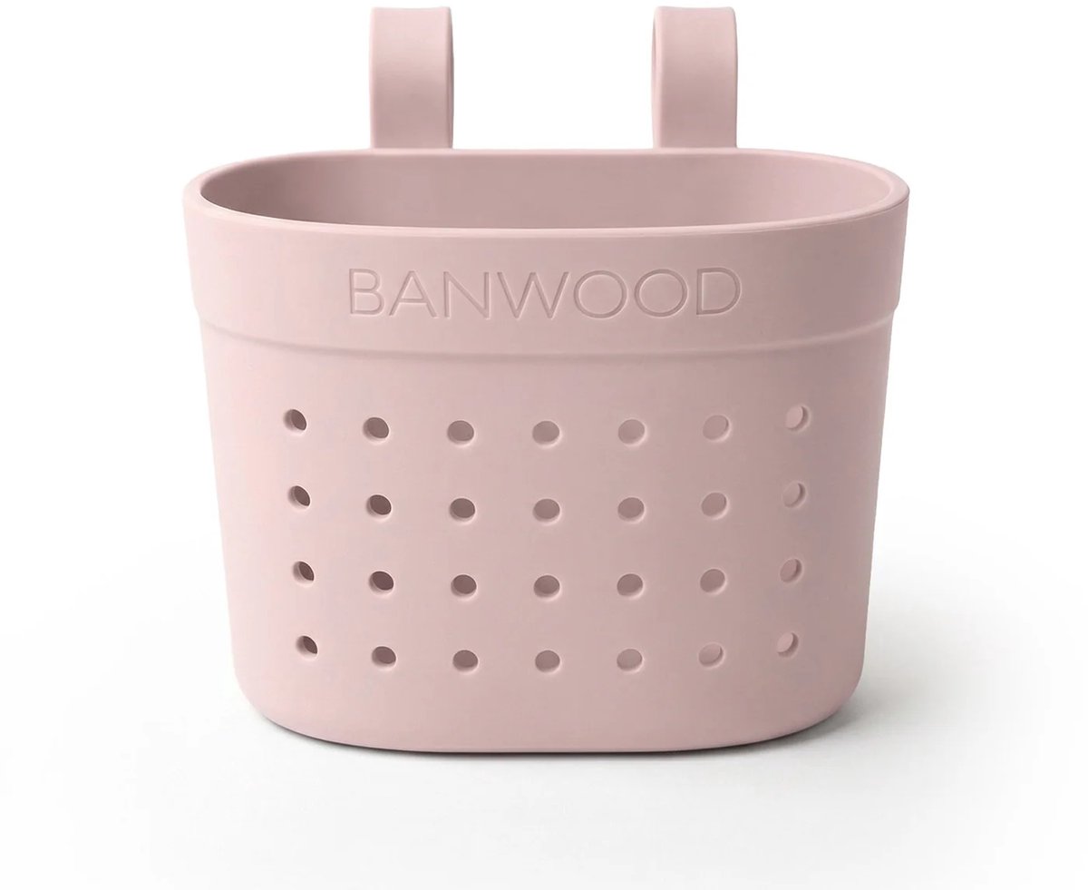Banwood - Pin & Ride basket - Fietsmandje - Mandje voor stepjes - Faded Pink Buitenspeelvoertuigaccessoire kopen online