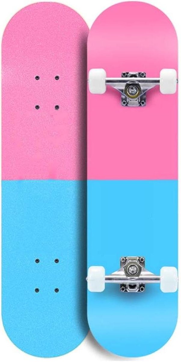 beginners skateboard compleet longboard outdoor sport 7 laags esdoorn hout 31x8 inch flash wiel