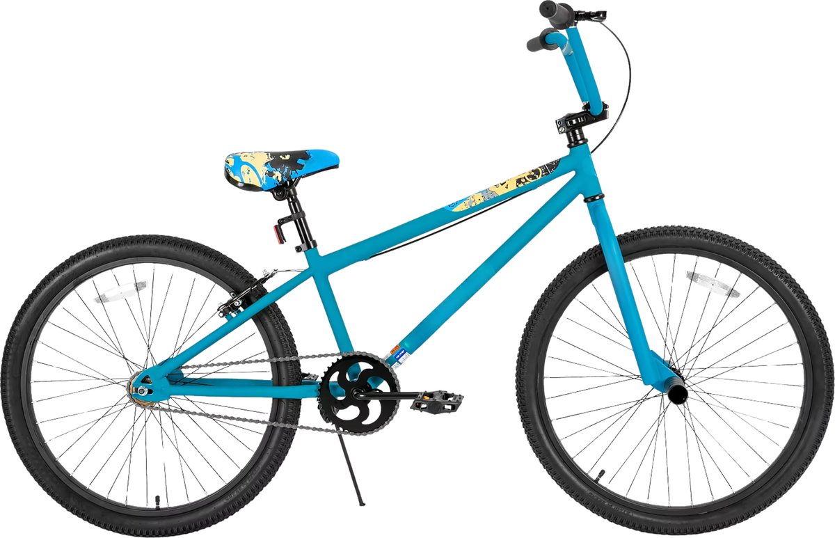 BMX-fiets – Voor tieners en volwassenen – Beginners tot gevorderde / 2 haringen – Blauw / 61–66 cm Kinderfiets kopen online
