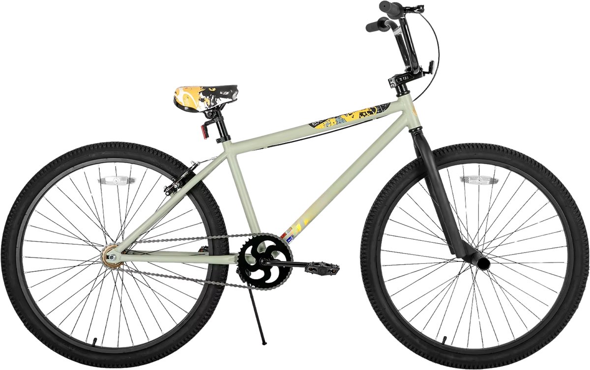 BMX-fiets – Voor tieners en volwassenen – Beginners tot gevorderde / 2 haringen – Grijs / 61–66 cm Kinderfiets kopen online