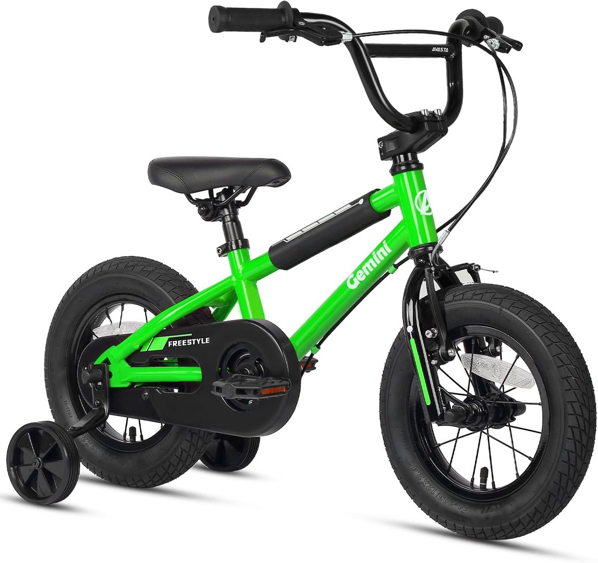 bmx kinderfiets met zijwieltjes en standaard voor peuters en kleuters 12 14 16 inch
