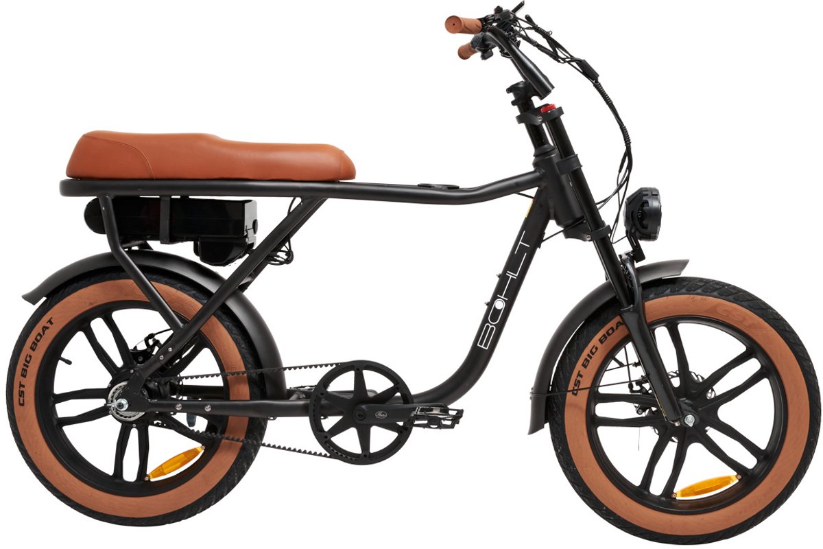 bohlt rebel zwart 250w gates belt drive hydraulische schijfremmen elektrische fatbike