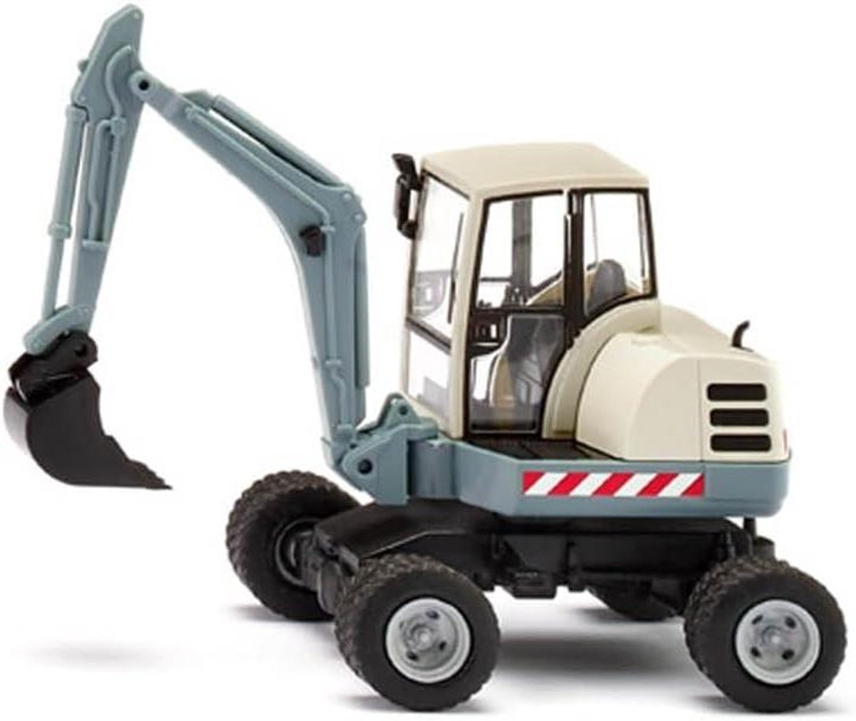 Bouwvoertuig Mini-graafmachine - Kleine graafmachine - Modelbouw - Wielonderstel - Schaal 1:87 - Alpenblauw Speelgoedkruiwagen kopen online