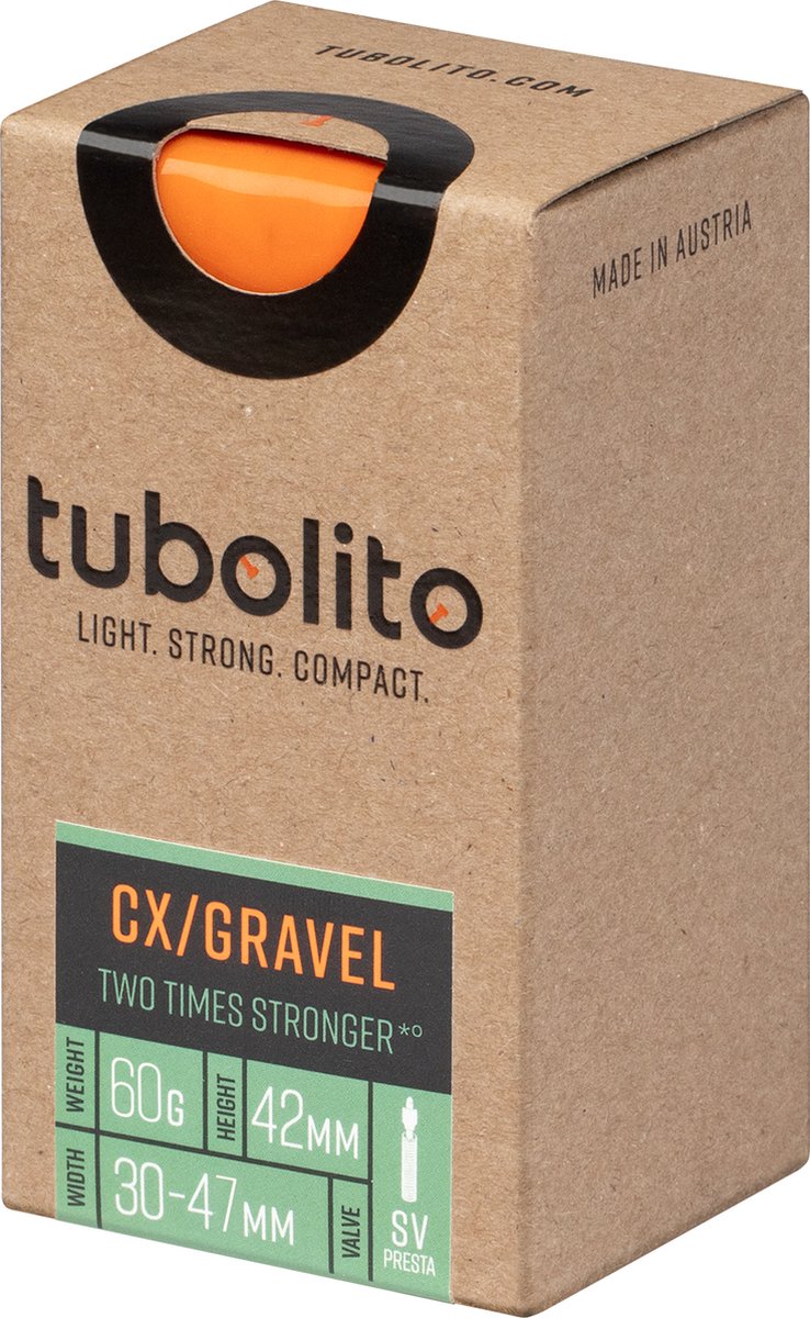 Buis Tubolito Cx/grind 700x32/50c - Sv60b - SV 42mm Orange Fiets kopen online