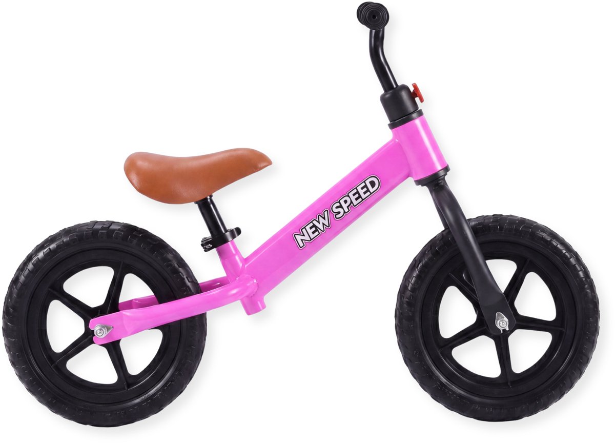 Buxibo - Loopfiets voor Kinderen - Balance Bike - New Speed ​​- Roze Loopfiets kopen online