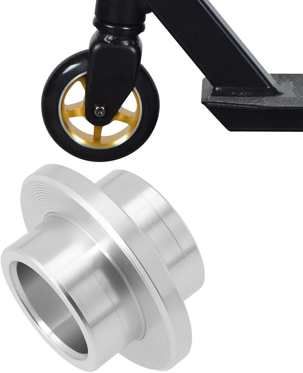 Byshayne- Lager Spacer 10.3mm - 5 Stuks - Geschikt voor Stunt Scooter - Voor Wielen van Koffers/Rolschaatsen - Buiten-/Binnen Diameter 17/8.3mm - Zorgt voor Soepele Rotatie - Aspa Step kopen online