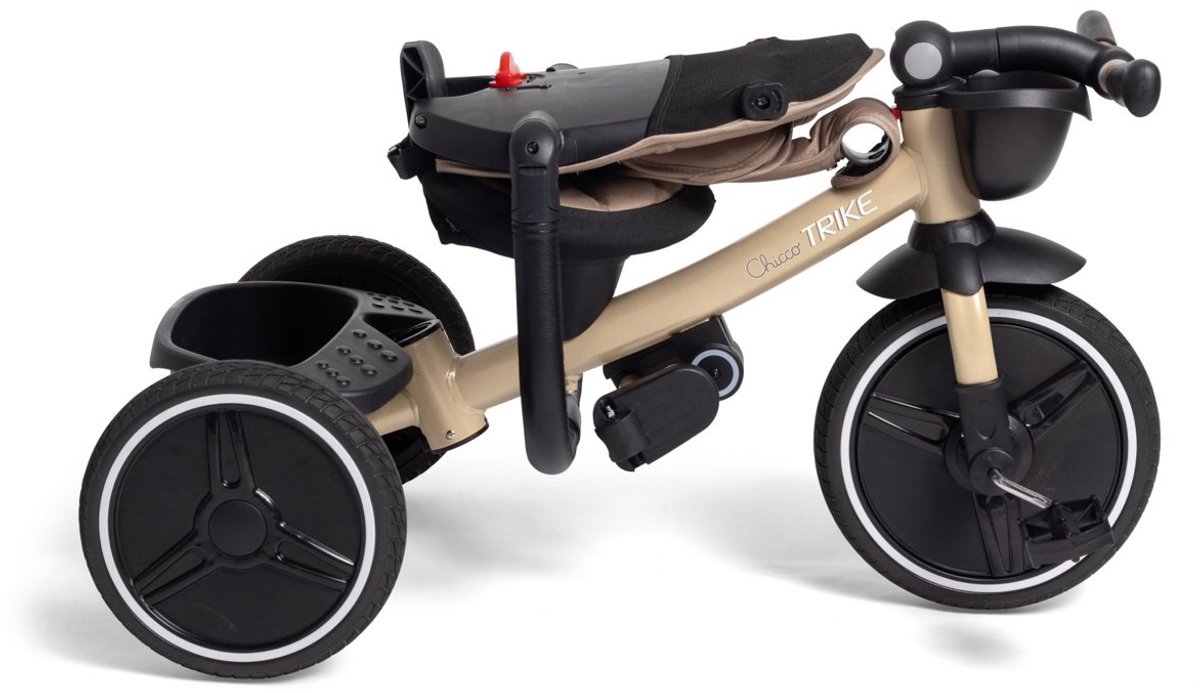 Chicco 4-in-1 Evolutive Trike - Opvouwbare Driewieler met Duwstang - Beige (6M+) Driewieler kopen online