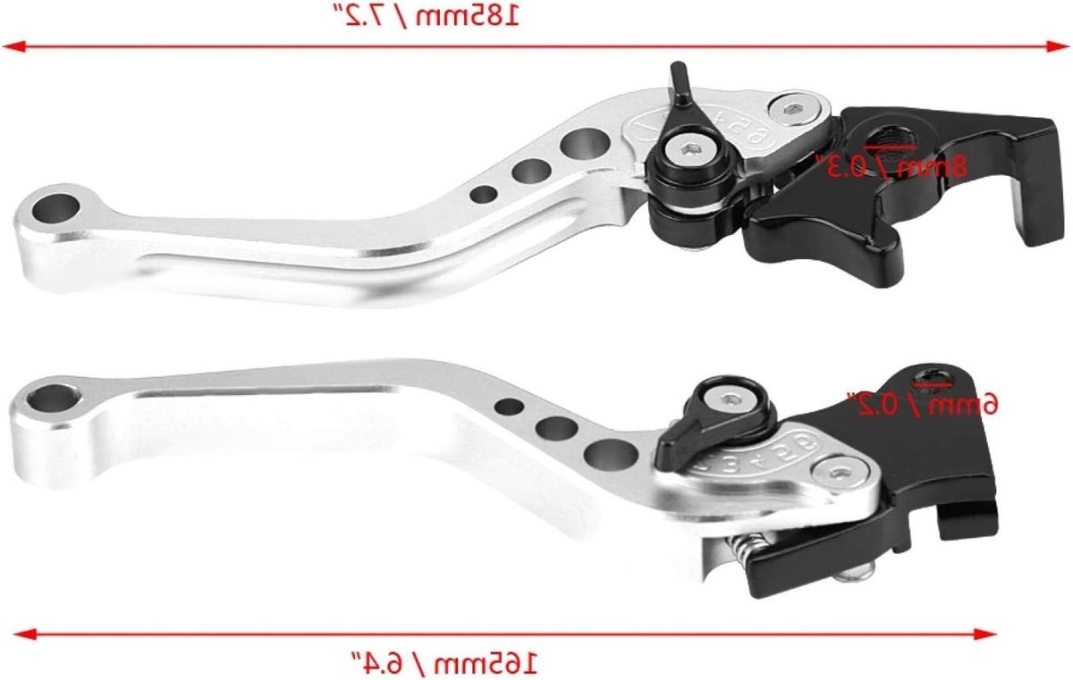 cnc aluminium rem en koppelinghevels voor motorfietsen geschikt voor gy6 en cg125 modellen