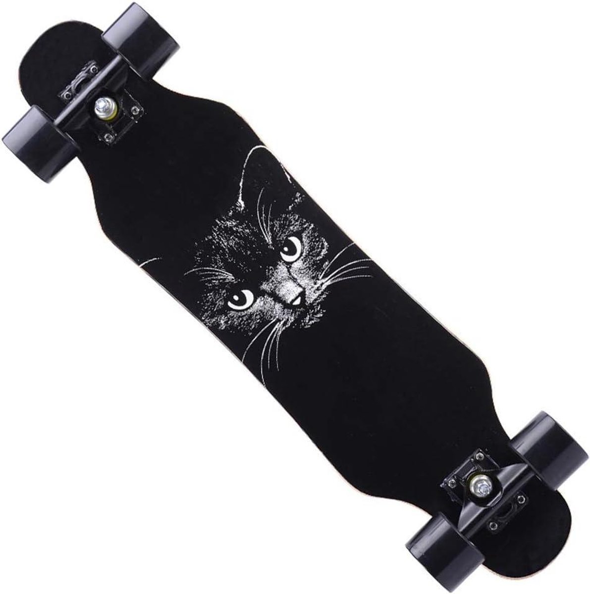 compleet skateboard dansbord streetboard outdoor sport hoge taaiheid esdoorn 80 x 20 cm natuurlijk hout