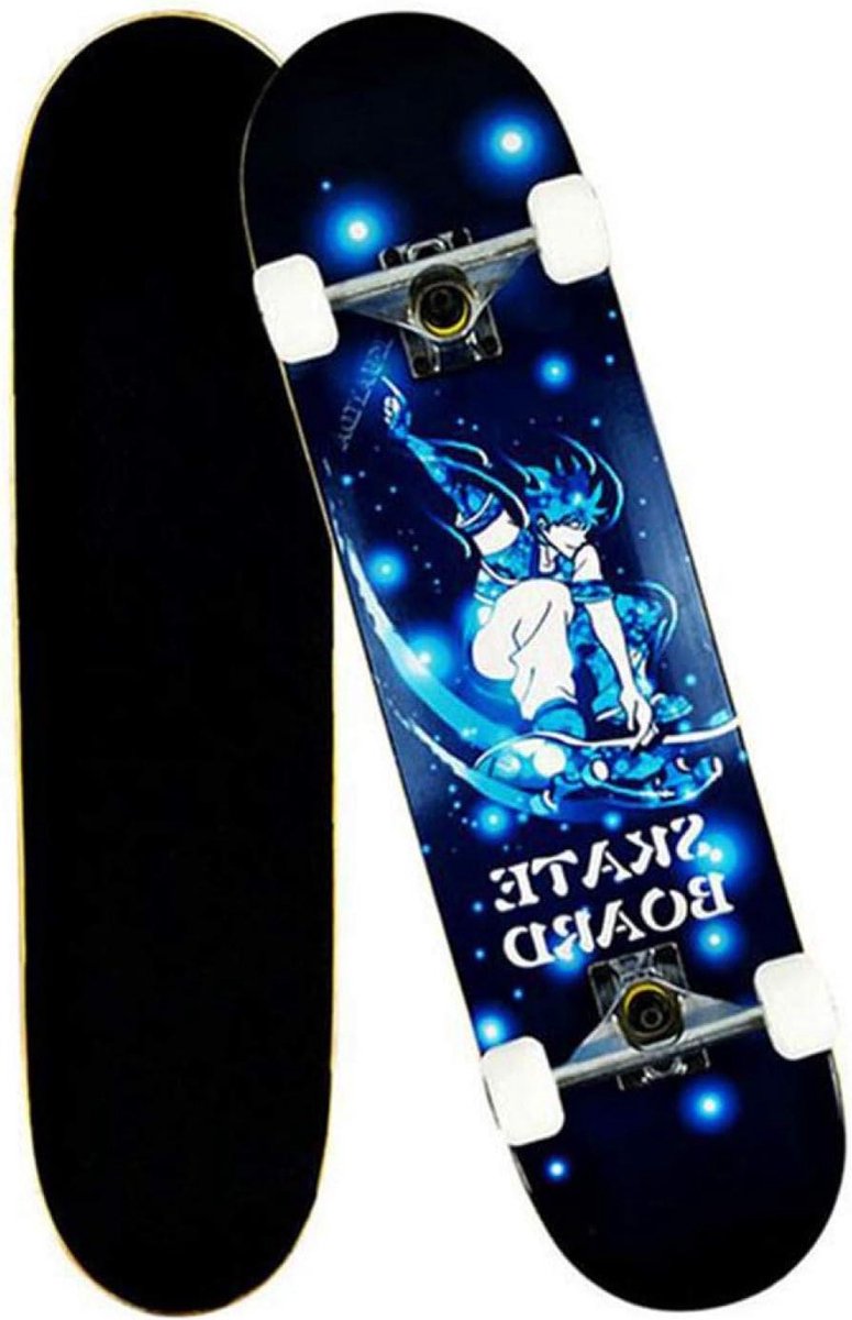 compleet skateboard maple longboard outdoor entertainment 7 lagen esdoorn 31x8 inch a
