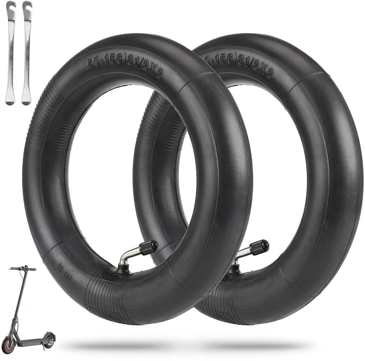 Cosensi - Air Chamber Ventiel - 8.5 Inch - Efficiënt oppompen - Geschikt voor Gotrax Hiboy Xiaomi - 2 stuks - Rubber Buitenspeelvoertuigaccessoire kopen online