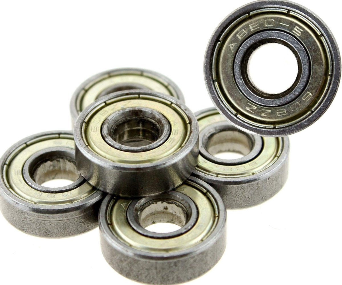 Cosensi - Dailygoods - 608ZZ ABEC-5 Kogellagers, Set van 10 voor Skateboards en Scooters Skateonderdeel kopen online