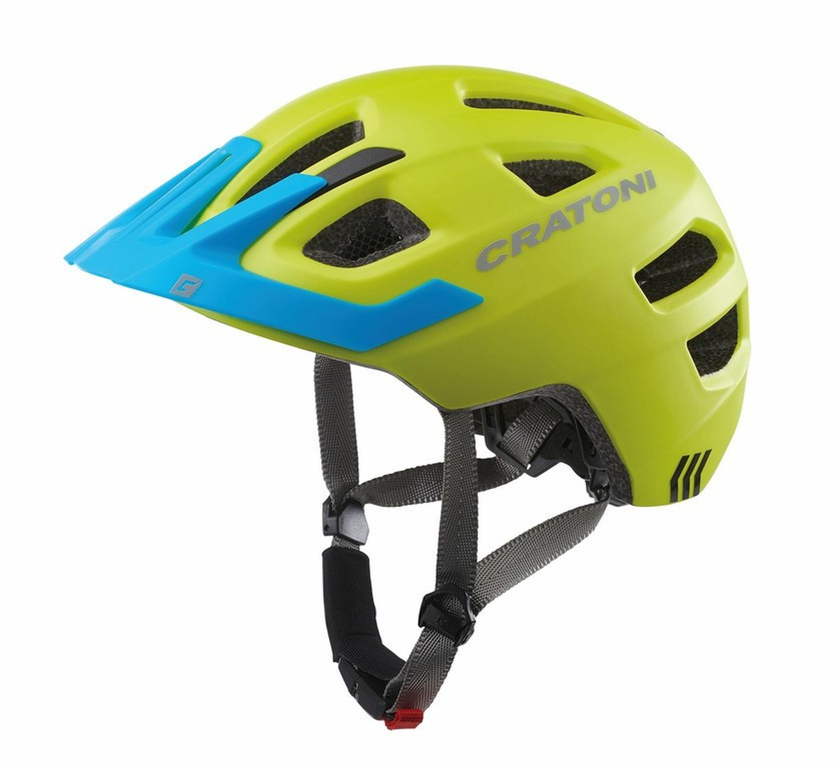Cratoni Maxster Pro Helm Kinderen, groen/blauw Hoofdomtrek XS/S | 46-51cm Fiets kopen online