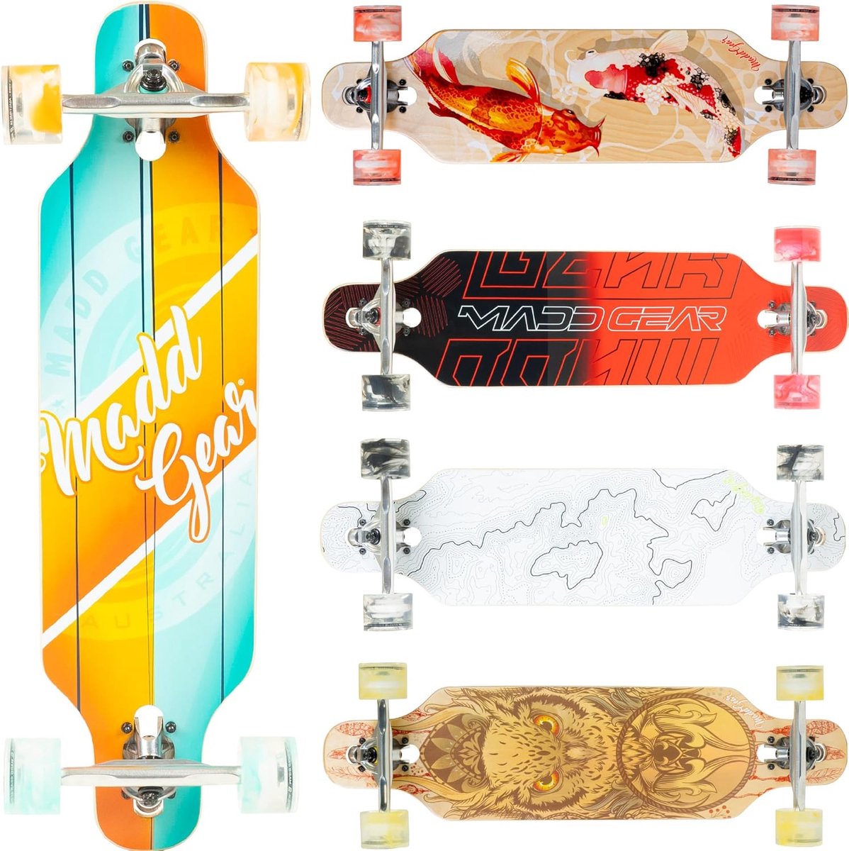 cruiser skateboard voor volwassenen en tieners 78 7 cm esdoorn deck soepele wielen