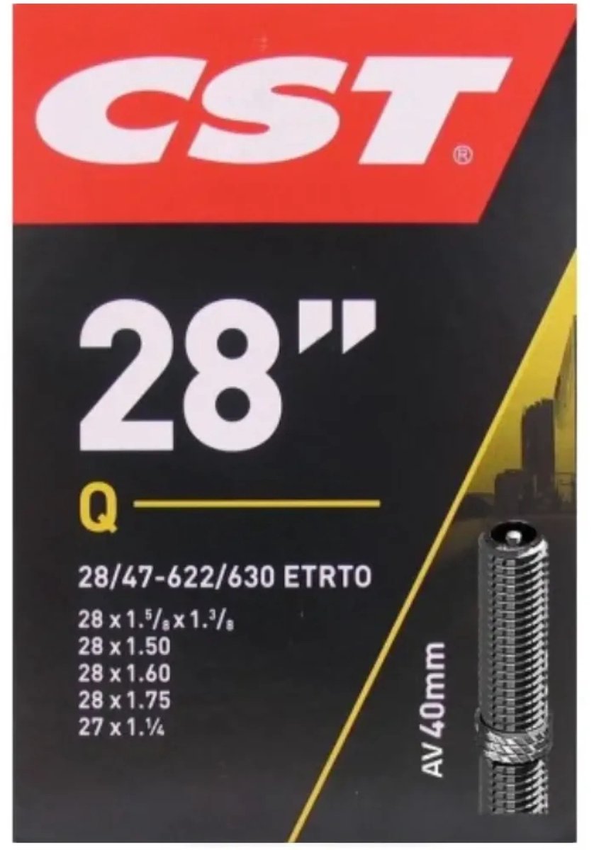 cst binnenband 27 61 57 auto ventiel 40 mm lekvrij 28 47 622 630