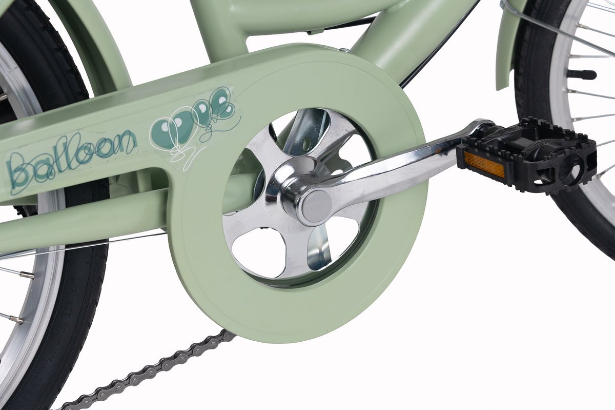 DaCapo kinderfiets 20'' Balloon groen 6 versnellingen framemaat 34 cm Kinderfiets kopen online