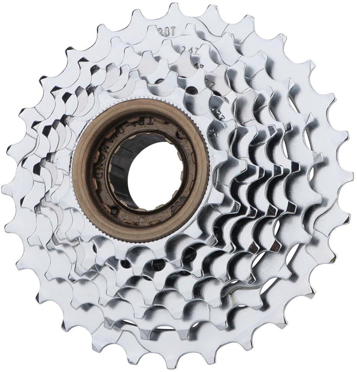 dailygoods fietscassette 6 9 versnellingen roestvrij staal 3 voudig vernikkeld slijtvast nauwkeurige tandvorm lichtgewicht constructie fietsversnelling