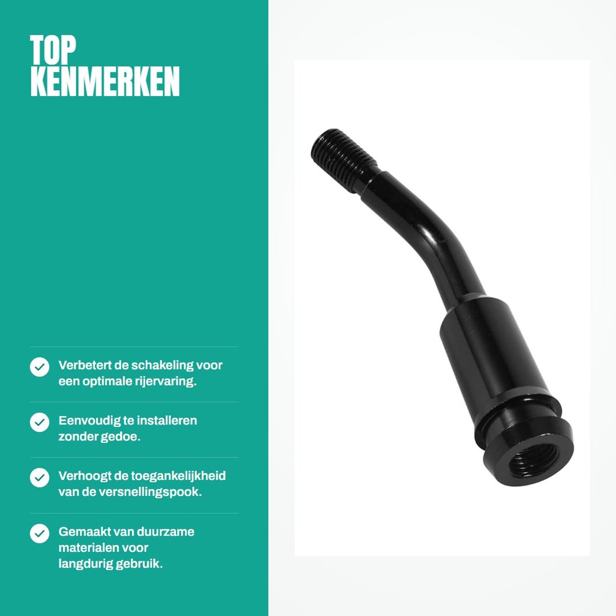 Dailygoods- Pookknopverlenger Verbeterde Shifter - Versnellingspook Knop - Schakelaccessoires - Eenvoudige Installatie - Duurzaam Materiaal - Verbeterde Toegankelijkheid Fiets kopen online