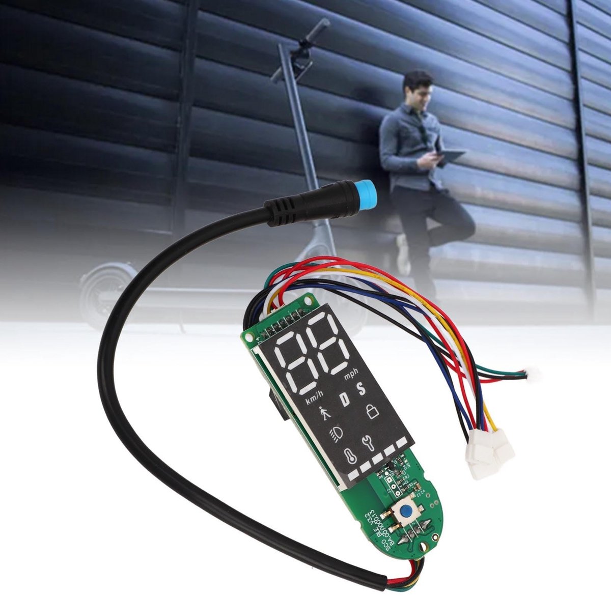 dailygoody elektrische scooter dashboard vervangingsonderdeel groen waterdicht verbeter je rijervaring geschikt voor xiaomi pro 2 kwalit